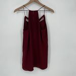 EXPRESS  Burgundy Crisscross Neck Cami Tank Top Size Medium Photo 4