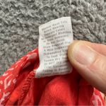 Fresh Produce  3/4 Sleeve Knotted Mixed Animal Prints Top Coral Women's‎ M Photo 7