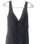 Hugo Buscati Vintage Womens Size 2 Black Bodycon Mermaid Fairy Grunge Maxi Dress Photo 1