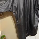 Elegant Vintage Black Leather Jacket for Women Size Medium Photo 11
