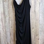 A New Day Size 2X Sleeveless 1 Arm Black Bodycon Dress w/Ruching on 1 Si… Photo 0