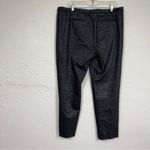 Carlisle  Collection Black Silver Glitter Mid Rise Trouser Dress Pants Womens 16 Photo 3