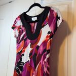 Sweet Storm Womens S Floral Print Short Sleeve V Neck Sheath Dress Trendy Vaca # Photo 3