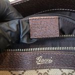 Gucci Jacquard GG Monogram D Ring E/W Tote Shoulder Bag Zipper Compartment Photo 12