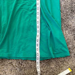 Catherines  Women's 3X Plus Size Green Short‎ Sleeve Dress Relaxed Stretch Photo 3