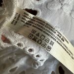 Free People Intimately White Eyelet Lace Halter Top Swing Festival Sheer Boho Photo 9