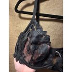 Victoria's Secret New Victoria Secret Lace Unlined Plunge Bra Black Size 34D Photo 1