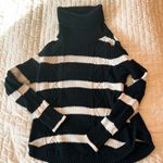 Gap Navy Blue Striped Cowl Neck Sweater Size XS Photo 0
