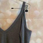 Chasor Cold Shoulder Sweater Top Gray Size XS Photo 3