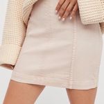 Free People  light pink modern femme mini skirt 0 Photo 0