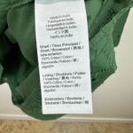 J.Crew Eyelet Mini Shirt Dress Long Sleeve Cotton Pockets Preppy Green US 12 NWT Photo 8