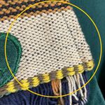 Vintage Vest Suede‎ Woven Green Leather Women Size Large Southwestern Fringe Photo 6