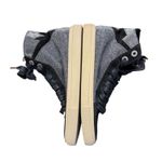 Zadig & Voltaire Shoes Womens Size EU 38 Black High Top Leather Side Zip Buckle Photo 5