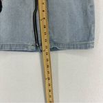 Kendall + Kylie  Light Wash Denim Zipper Mini Skirt Womens 24 Blue Photo 3