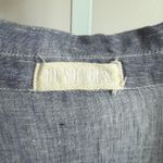 CP Shades  Womens Tunic Top Blue Long Sleeve 100%‎ Linen Medium Photo 3