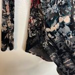 Karen Kane Karen‎ Kane Velvet Burnout Top Womens Size S Floral Shirt Fairy Whimsigoth Photo 3