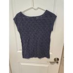 Banana Republic  lavender short sleeve sweater size small Photo 2