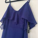 Lulus NWT $74  Caden Royal Blue Off-the-Shoulder Ruffled Maxi Dress‎ Size Small Photo 6