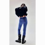 Free People Bella Moto High-Rise Skinny Jeans Light Blue 28 Photo 8