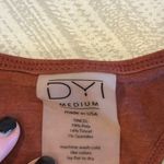 DYI Women's Rust Racerback Angled Tank Top - Size M Photo 3