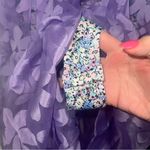 For Love & Lemons NEW NWT Villegas Bodysuit Sheer Floral Midi Dress In Purple Photo 7