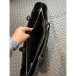Kate Spade  Staci BLACK Saffiano Leather Tote Bag‎ Purse Handbag Computer Travel Photo 2