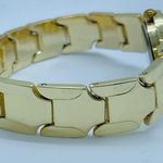 Ladies Quartz analog watch 25mm good toned bracelet size 7.5” w/battery Photo 4