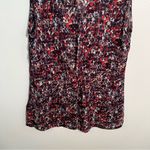 Nic+Zoe Split Neck Blouse Navy Multi Geometric XS Photo 6
