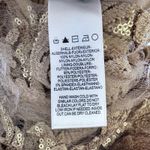 Dress the Population Blair Plunging Fit & Flare Sequin Midi Dress, Gold/Nude, XL Photo 6