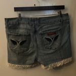 Vintage SASSOON Jeans Ooh La La Bootcut Boogie Lace Trim High Rise Short No Size Blue Size undefined Photo 1
