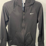 Nike  Therma‎ FIT Black Full Zip Hoodie Women's Activewear Jacket LARGE Photo 0