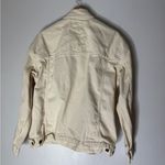 We The Free  Large Cream Over Sized Jean‎ Jacket Photo 1