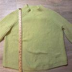 Talbots Women’s Ribbed Mock Neck Sweater – Pistachio Green, Size L Photo 8