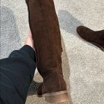 Sundance  Suede Leather Chocolate Brown Slouch Explorer Boots size 38 7.5-8 Photo 4