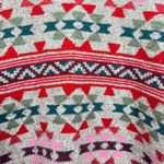 Aeropostale  Geometric Design Sweater With Reverse Knit Long Sleeves Size Large Photo 3