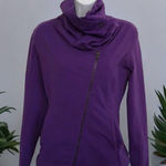 LUCY purple cowl neck athletic‎ zip up jacket Workout Golf Tennis Size XS Photo 0