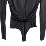 Lovers + Friends  Anya Black Thong Bodysuit Photo 4