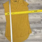 SheIn Mustard Yellow Short Sleeve V-Neck Mini Dress Size 4 Photo 8