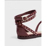 Ted Baker 💕 LONDON💕 Mathar Flat Studded Gladiator Sandal ~ Dark Brown 38.5 NWT Photo 8