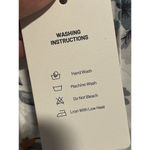 Fantaslook Blouse Womens XL White Floral Print Short Sleeve Ruffle Front Top NWT Photo 8