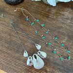 Necklaces bundle of 2 metal and beads Banana Republic and Erica Lyons Photo 0