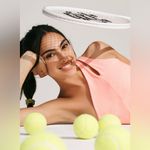 Beyond Yoga NWT  Pink Asymmetrical Sheath Dress Size Medium Photo 3