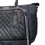 Nicole Miller  Ariella Collection Quilted Tote Bag Black Women’s One Size NWT Photo 2