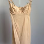 Henson Kickernick 32B Beige Bodysuit Teddy Lingerie Lace Trim‎ Nylon Tan Size undefined Photo 0