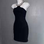 Honey and Rosie  Little Black High Neck Formal Party Mini Dress Womens Medium Photo 1