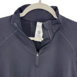 Athleta  Momentum Seamless Half Zip Black Long Sleeve Athletic Top M NWT Running Photo 1