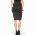 Robert Rodriguez Black High Waist Band Scuba Midi Pencil Skirt Size 0 Photo 1