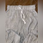 Aerie linen striped pants size small Photo 3