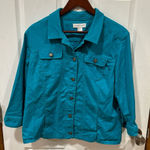 Christopher & Banks  3/4 Sleeve Button-Up Jacket Photo 0