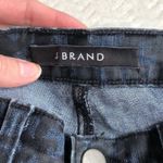 J Brand Brocade Print Skinny Jeans Womens 25 Blue Black Denim Ankle Y2K Fall Photo 4